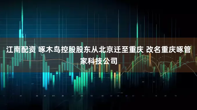 江南配资 啄木鸟控股股东从北京迁至重庆 改名重庆啄管家科技公司